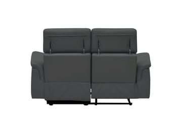 Sofa 2-seter Pareli Grå, Lær/PU, Elektrisk recliner - Grå, Lær/PU, Elektrisk recliner - Møbler - Sofaer - Reclinersofaer