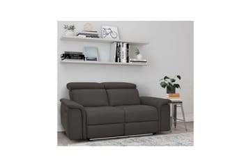 Sofa 2-seter Pareli Brun, PU, Manuell hvilestol - Brun, PU, Manuell hvilestol - Møbler - Sofaer - Reclinersofaer