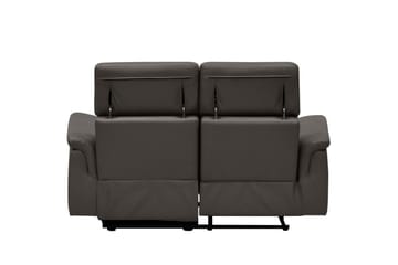 Sofa 2-seter Pareli Brun, Lær/PU, Manuell hvilestol - Brun, Lær/PU, Manuell hvilestol - Møbler - Sofaer - Reclinersofaer