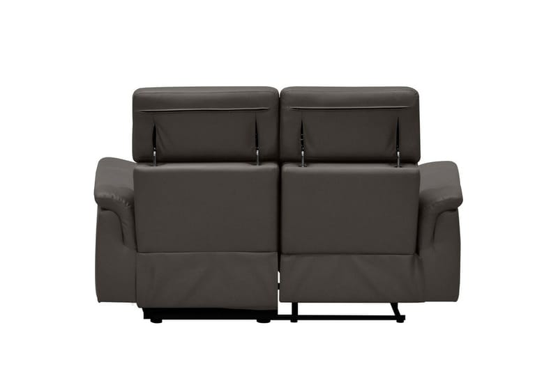 Sofa 2-seter Pareli Brun, Lær/PU, Manuell hvilestol - Brun, Lær/PU, Manuell hvilestol - Møbler - Sofaer - Reclinersofaer