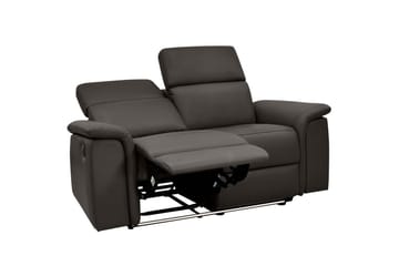 Sofa 2-seter Pareli Brun, Lær/PU, Manuell hvilestol - Brun, Lær/PU, Manuell hvilestol - Møbler - Sofaer - Reclinersofaer