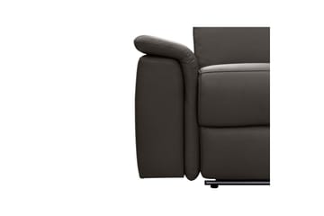 Sofa 2-seter Pareli Brun, Lær/PU, Manuell hvilestol - Brun, Lær/PU, Manuell hvilestol - Møbler - Sofaer - Reclinersofaer