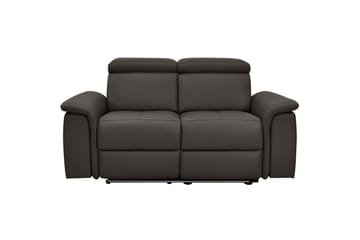 Sofa 2-seter Pareli Brun, Lær/PU, Manuell hvilestol - Brun, Lær/PU, Manuell hvilestol - Møbler - Sofaer - Reclinersofaer