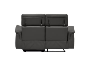 Sofa 2-seter Pareli Brun, PU, Manuell hvilestol - Brun, PU, Manuell hvilestol - Møbler - Sofaer - Reclinersofaer