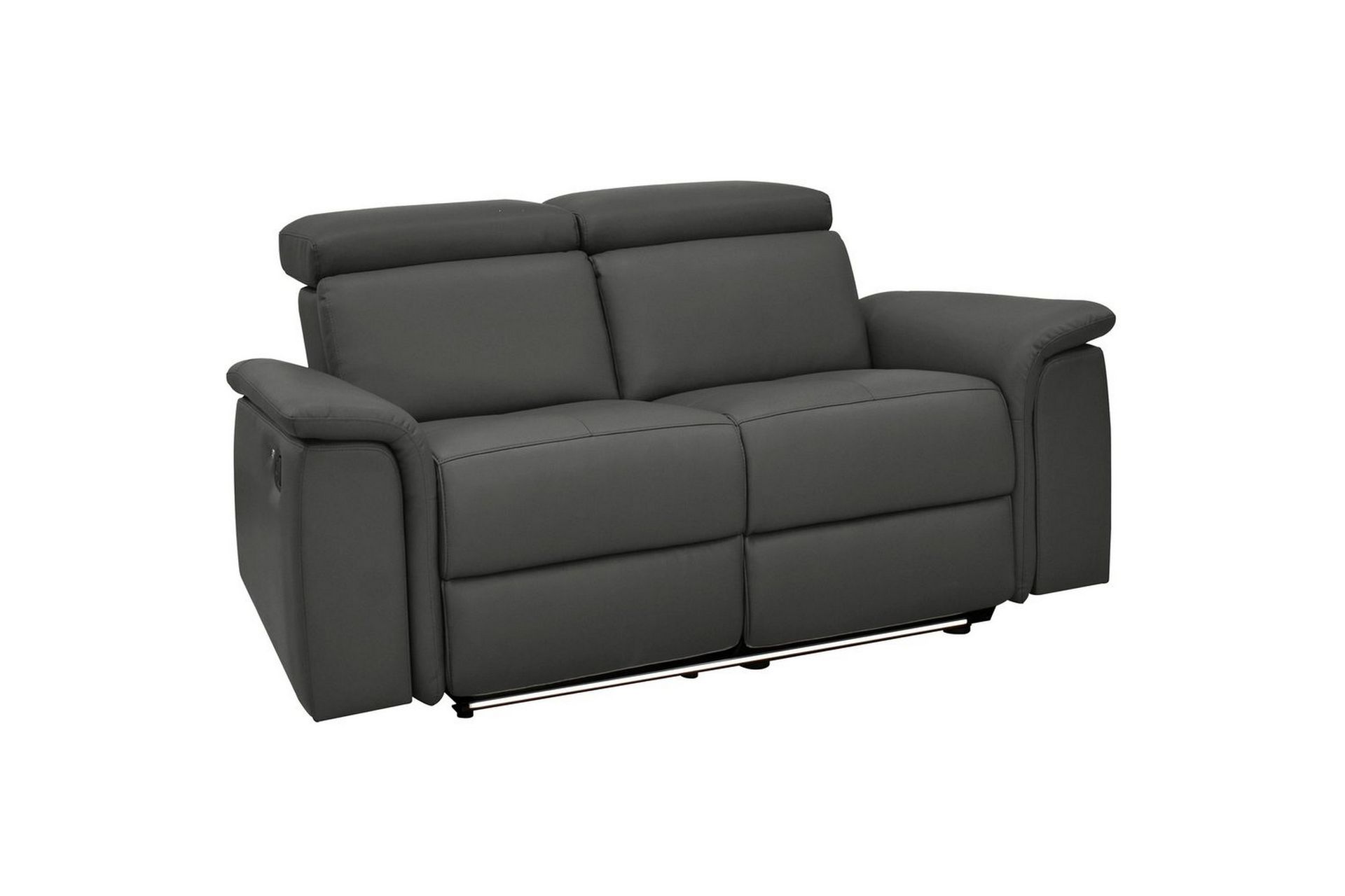 Sofa 2-seter Pareli Svart, PU, Elektrisk recliner - Svart, PU, Elektrisk recliner - Møbler - Sofaer - Reclinersofaer