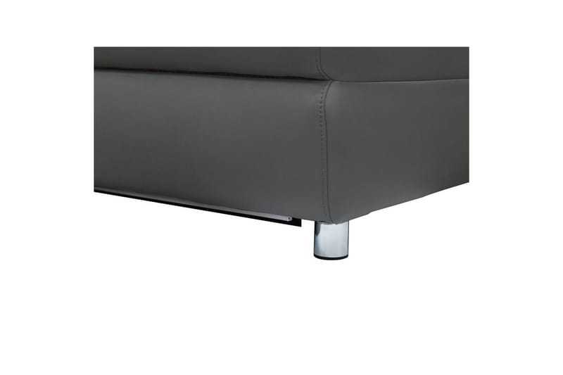 Sofa 2-seter Pareli Grå, Lær/PU, Elektrisk recliner - Grå, Lær/PU, Elektrisk recliner - Møbler - Sofaer - Reclinersofaer