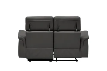 Sofa 2-seter Pareli Brun, PU, Manuell hvilestol - Brun, PU, Manuell hvilestol - Møbler - Sofaer - Reclinersofaer