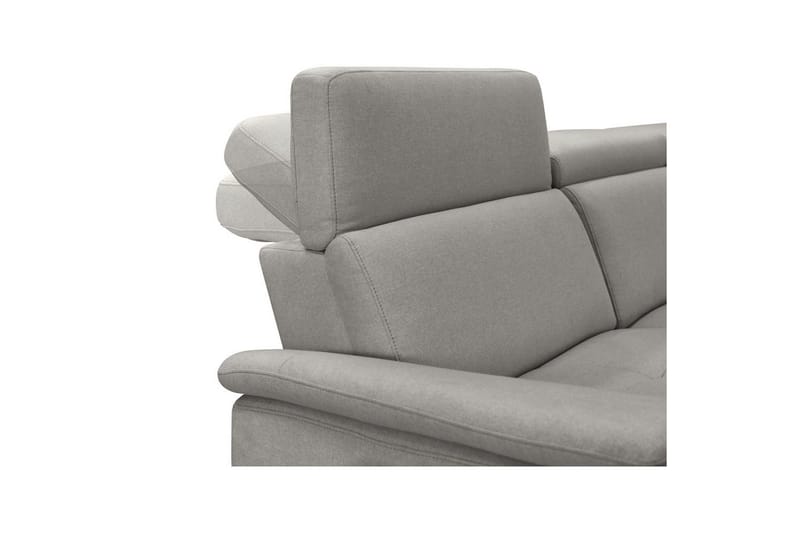 Sofa 2-seter Pareli Grå, Sunday Stoff, Manuell hvilestol - Grå, Sunday Stoff, Manuell hvilestol - Møbler - Sofaer - Reclinersofaer