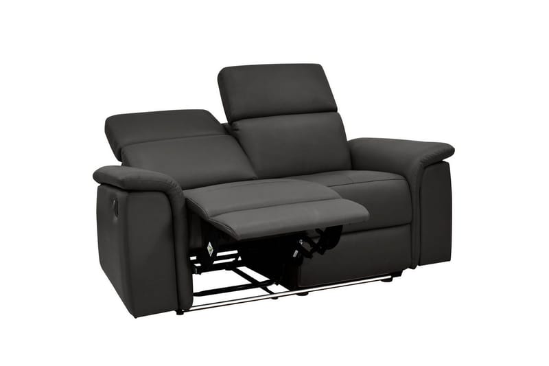 Sofa 2-seter Pareli Brun, PU, Manuell hvilestol - Brun, PU, Manuell hvilestol - Møbler - Sofaer - Reclinersofaer