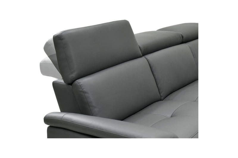 Sofa 2-seter Pareli Grå, Lær/PU, Elektrisk recliner - Grå, Lær/PU, Elektrisk recliner - Møbler - Sofaer - Reclinersofaer