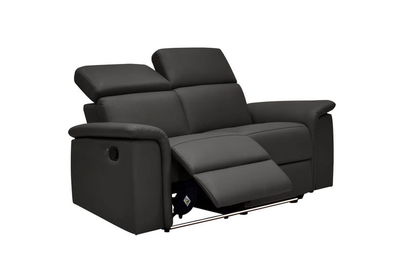 Sofa 2-seter Pareli Brun, PU, Manuell hvilestol - Brun, PU, Manuell hvilestol - Møbler - Sofaer - Reclinersofaer