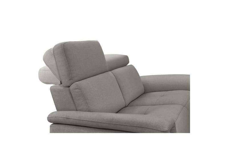 Sofa 2-seter Pareli Grå, Sunday Stoff, Manuell hvilestol - Grå, Sunday Stoff, Manuell hvilestol - Møbler - Sofaer - Reclinersofaer
