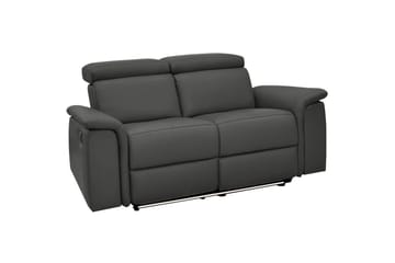 Sofa 2-seter Pareli Svart, PU, Elektrisk recliner - Svart, PU, Elektrisk recliner - Møbler - Sofaer - Reclinersofaer