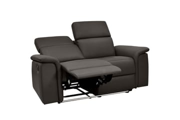 Sofa 2-seter Pareli Brun, Lær/PU, Manuell hvilestol - Brun, Lær/PU, Manuell hvilestol - Møbler - Sofaer - Reclinersofaer