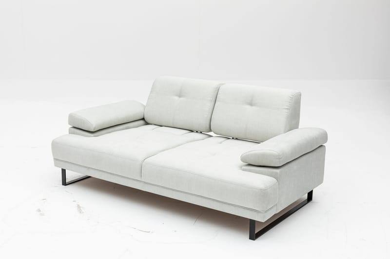 Sofa 2-seters Caboolture - Hvit - 2 seter sofa