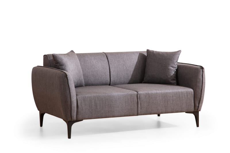 Sofa 2-seters Wangaratta - Mørkegrå - 2 seter sofa