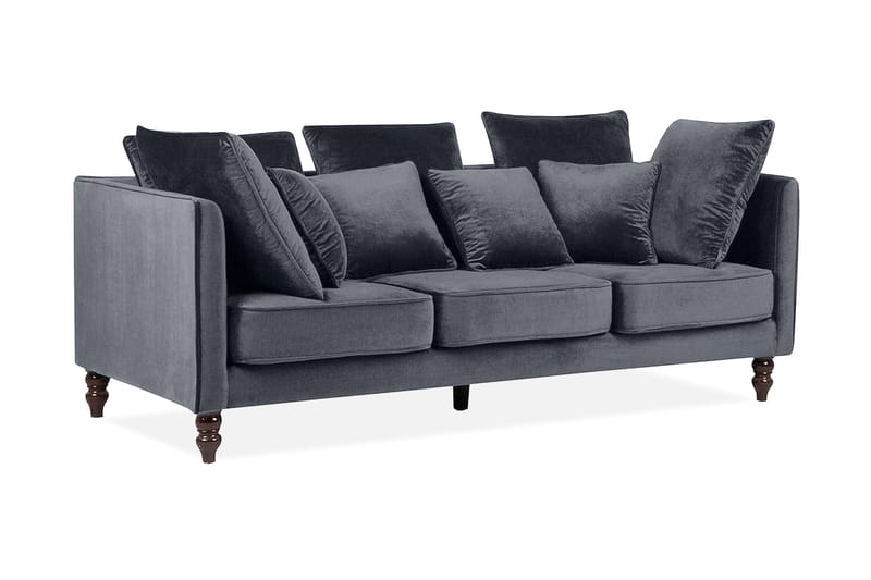 Sofa 3-seter Fenstad - Grå - 3 seter sofa