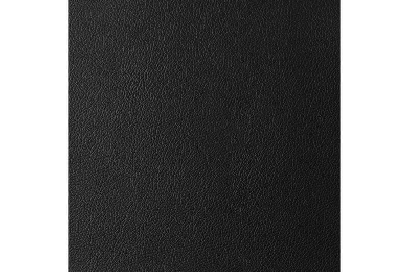 Sofa 3-seter Lund Svart, PU, Manuell hvilestol - Svart, PU, Manuell hvilestol - Møbler - Sofaer - Reclinersofaer