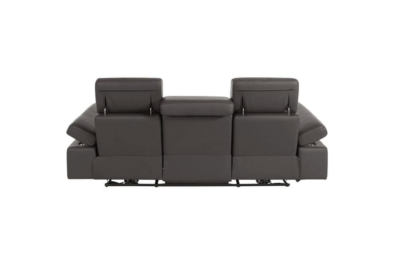 Sofa 3-seter Rayland Brun, PU, Elektrisk recliner - Brun, PU, Elektrisk recliner - Møbler - Sofaer - Reclinersofaer