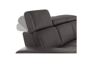 Sofa 3-seter Rayland Brun, PU, Elektrisk recliner - Brun, PU, Elektrisk recliner - Møbler - Sofaer - Reclinersofaer