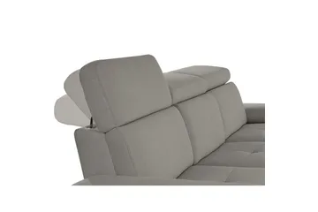 Sofa 3-seter Rayland Grå, Sunday Stoff, Elektrisk recliner - Grå, Sunday Stoff, Elektrisk recliner - Møbler - Sofaer - Reclinersofaer