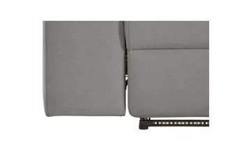 Sofa 3-seter Rayland Grå, Sunday Stoff, Elektrisk recliner - Grå, Sunday Stoff, Elektrisk recliner - Møbler - Sofaer - Reclinersofaer