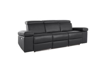 Svart, Lær/PU, Elektrisk recliner