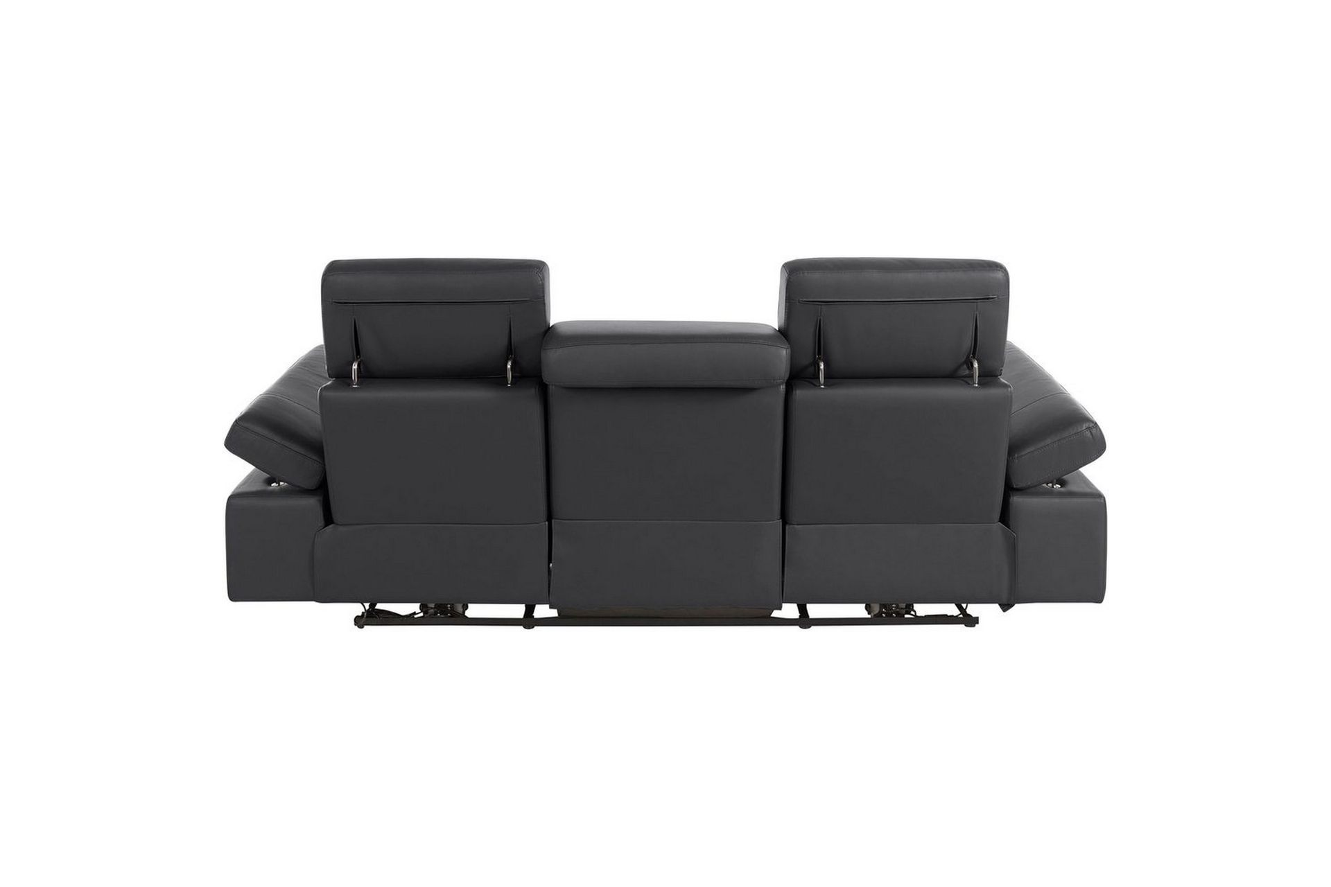 Sofa 3-seter Rayland Svart, PU, Elektrisk recliner - Svart, PU, Elektrisk recliner - Møbler - Sofaer - Reclinersofaer