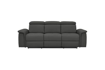 Sofa 3-seter Pareli Svart, PU, Elektrisk recliner - Svart, PU, Elektrisk recliner - Møbler - Sofaer - Reclinersofaer