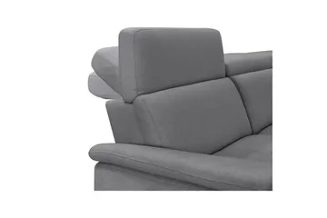 Sofa 3-seter Pareli Grå, Sunday Stoff, Elektrisk recliner - Grå, Sunday Stoff, Elektrisk recliner - Møbler - Sofaer - Reclinersofaer