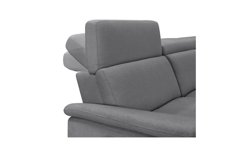 Sofa 3-seter Pareli Grå, Sunday Stoff, Elektrisk recliner - Grå, Sunday Stoff, Elektrisk recliner - Møbler - Sofaer - Reclinersofaer