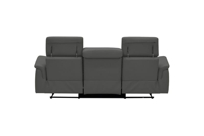 Sofa 3-seter Pareli Grå, PU, Elektrisk recliner - Grå, PU, Elektrisk recliner - Møbler - Sofaer - Reclinersofaer