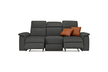 Sofa 3-seter Pareli Svart, PU, Elektrisk recliner - Svart, PU, Elektrisk recliner - Møbler - Sofaer - Reclinersofaer