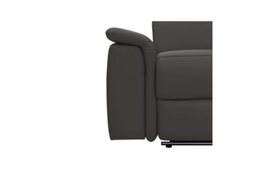 Sofa 3-seter Pareli Brun, PU, Manuell hvilestol - Brun, PU, Manuell hvilestol - Møbler - Sofaer - Reclinersofaer