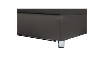 Sofa 3-seter Pareli Brun, PU, Manuell hvilestol - Brun, PU, Manuell hvilestol - Møbler - Sofaer - Reclinersofaer