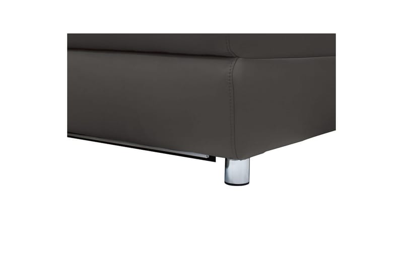 Sofa 3-seter Pareli Brun, PU, Manuell hvilestol - Brun, PU, Manuell hvilestol - Møbler - Sofaer - Reclinersofaer