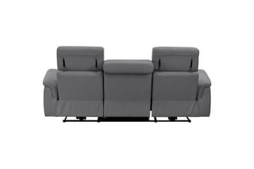 Sofa 3-seter Pareli Grå, Sunday Stoff, Elektrisk recliner - Grå, Sunday Stoff, Elektrisk recliner - Møbler - Sofaer - Reclinersofaer