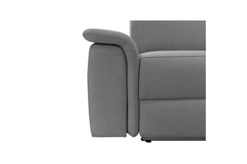 Sofa 3-seter Pareli Grå, Sunday Stoff, Elektrisk recliner - Grå, Sunday Stoff, Elektrisk recliner - Møbler - Sofaer - Reclinersofaer