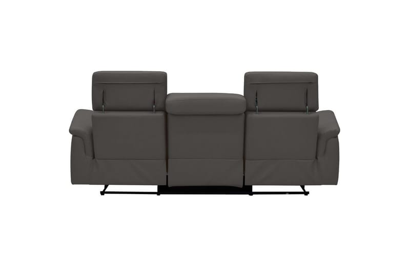 Sofa 3-seter Pareli Brun, PU, Manuell hvilestol - Brun, PU, Manuell hvilestol - Møbler - Sofaer - Reclinersofaer