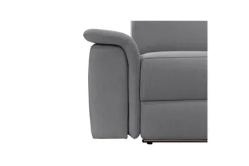 Sofa 3-seter Pareli Grå, Sunday Stoff, Elektrisk recliner - Grå, Sunday Stoff, Elektrisk recliner - Møbler - Sofaer - Reclinersofaer