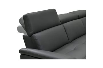 Sofa 3-seter Pareli Grå, PU, Elektrisk recliner - Grå, PU, Elektrisk recliner - Møbler - Sofaer - Reclinersofaer
