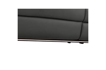 Sofa 3-seter Pareli Svart, PU, Elektrisk recliner - Svart, PU, Elektrisk recliner - Møbler - Sofaer - Reclinersofaer