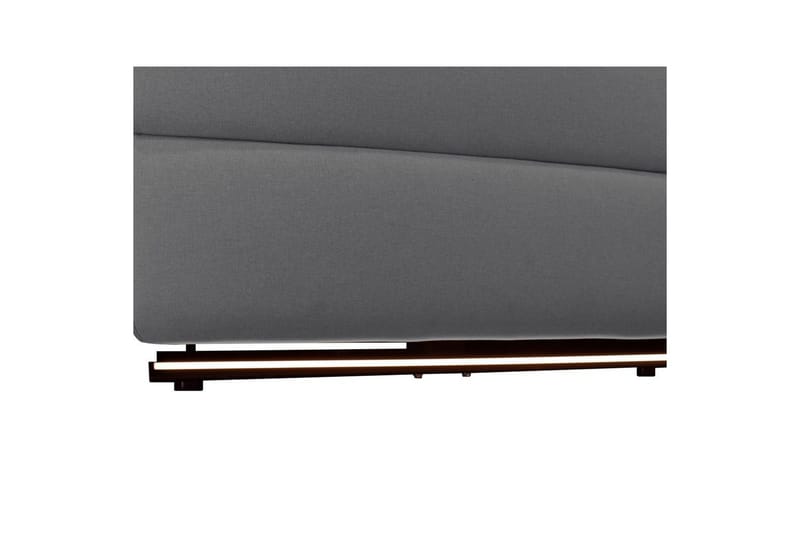 Sofa 3-seter Pareli Grå, Sunday Stoff, Manuell hvilestol - Grå, Sunday Stoff, Manuell hvilestol - Møbler - Sofaer - Reclinersofaer