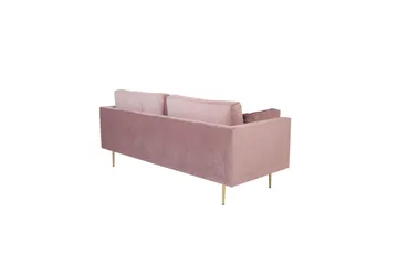 Sofa 3-seters Boom Rosa - Rosa - Møbler - Sofaer - 3 seter sofa