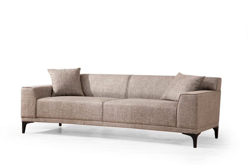 Sofa 3-seters Smithton - Brun - 3 seter sofa
