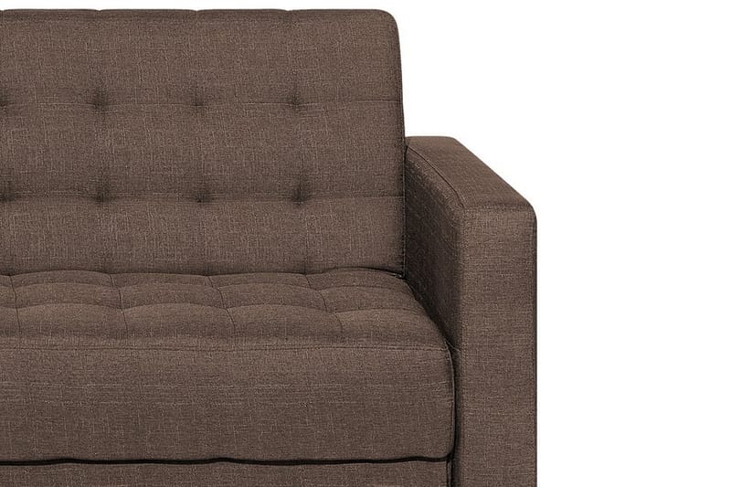 Sofa Aberdeen mørkebrun - 3 seter sofa