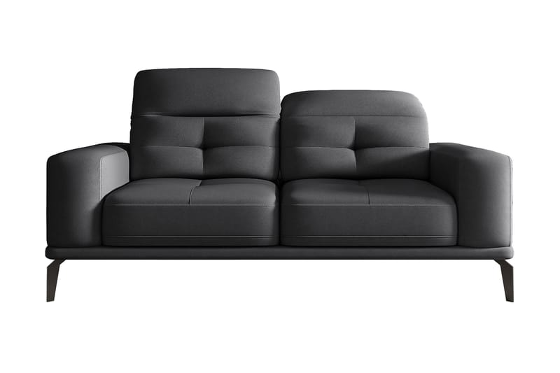 Sofa Adroana 2-seters - Mørkegrå - 2 seter sofa