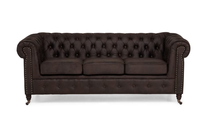 Sofa Chester Deluxe 3-seter - 3 seter sofa - Howard-sofaer - Chesterfield sofaer - Skinnsofaer