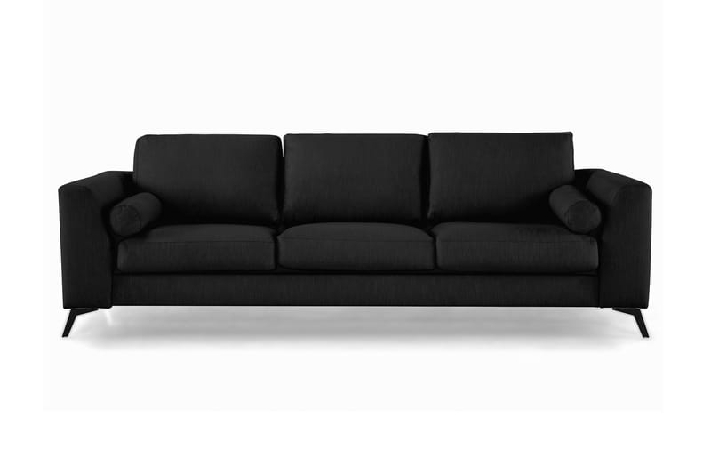 Sofa Friday Lyx 4-seter - Svart - 4 seter sofa