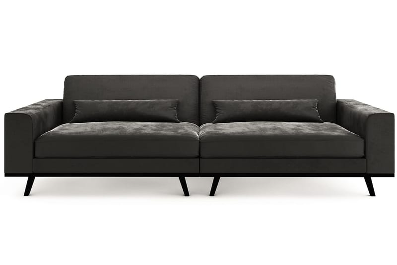 Sofa Haga 4-seter - Mørkegrå - 4 seter sofa